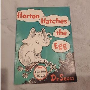 Dr. Seuss Horton Hatches The Egg Vintage 1968‎ Softcover